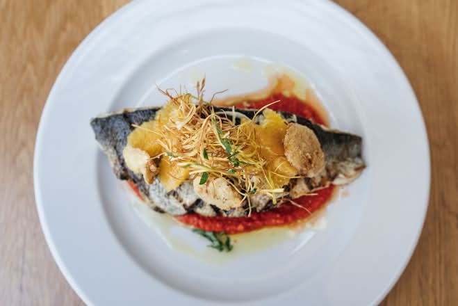 Grilled Branzino