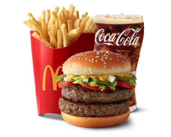 Double Homestyle Burger Meal
