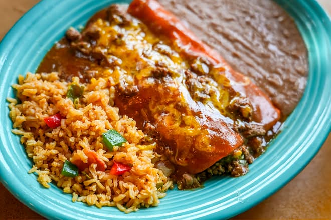 Cheese Enchilada Plate