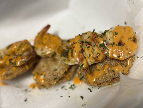 Fried Green Tomatoes & Shrimp