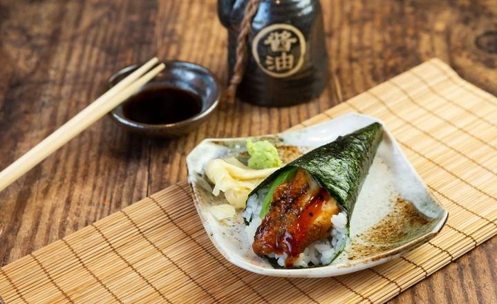 Eel Cucumber Hand Roll