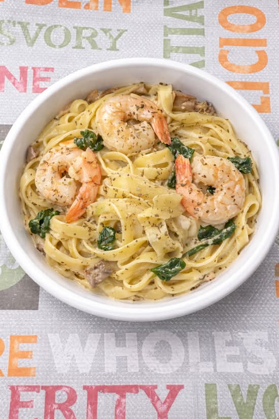 Garlic Shrimp Alfredo