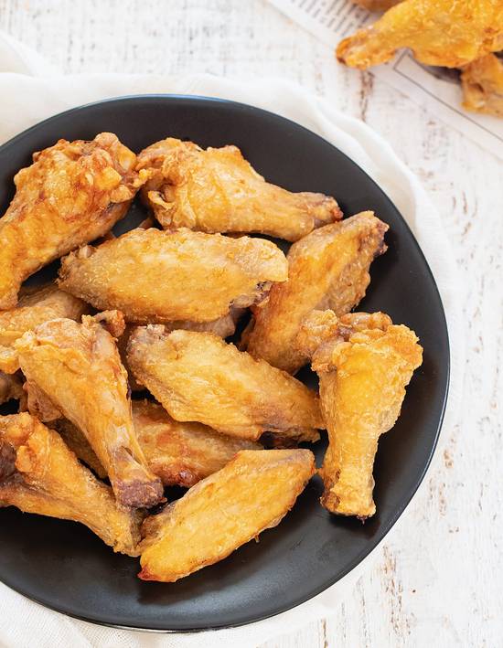 No Sauce Wet Wings (6pcs)