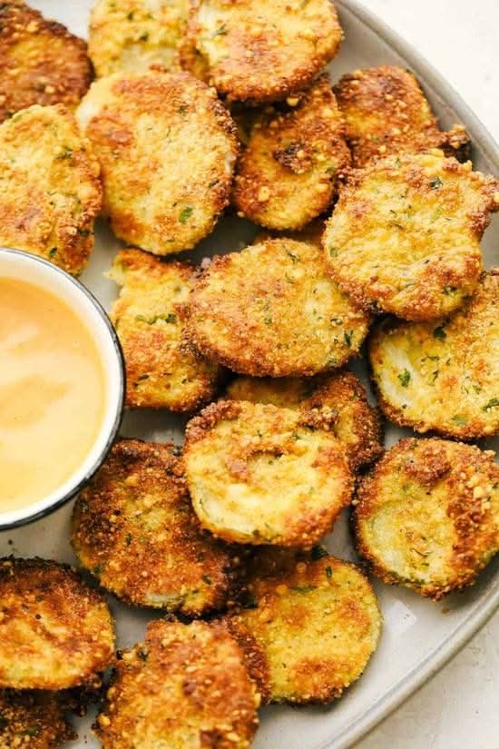 Spicy Fried Pickles