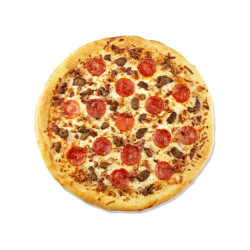 Three Meat Pizza