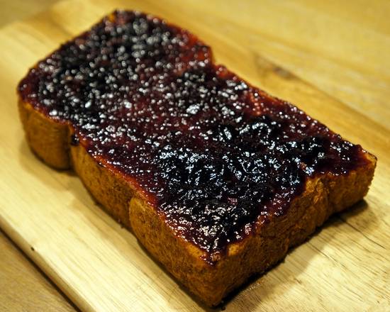 Toasted Bread with Grape Jam