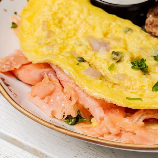 Salmon Omelette