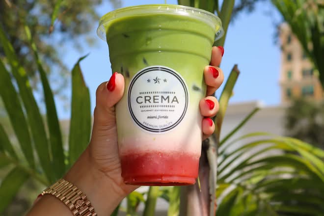 Iced Strawberry Matcha