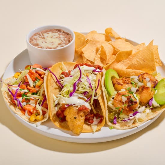 Three Taco Mix 'n Match Plate