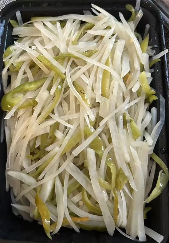 Shredded Potato with Hot Pepper