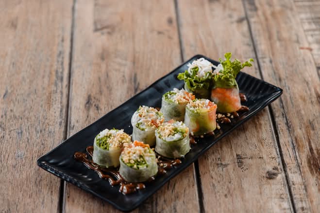 Mixed Vegetable Spring Rolls