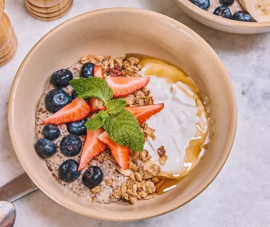 Yogurt Parfait with Chai Spiced Chia
