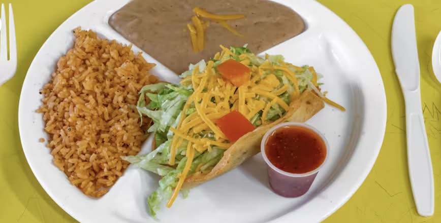5. Beef Taco Combo
