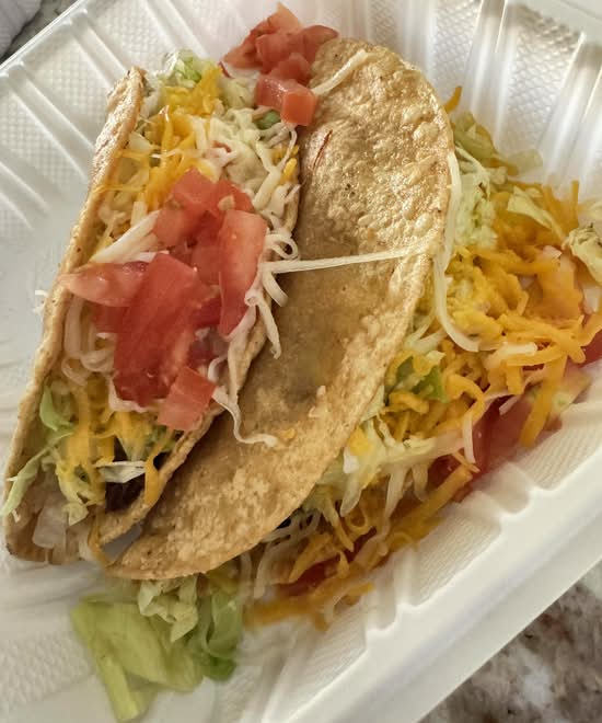 Two Shredded Chicken Tacos