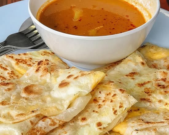 Roti Bread with Curry 2 Pieces