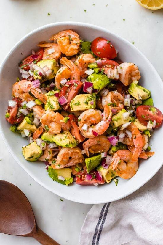Shrimp on Salad