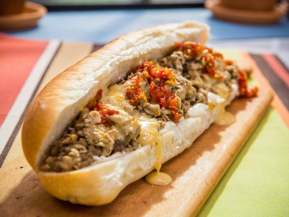 Grilled Chicken Cheese Steak