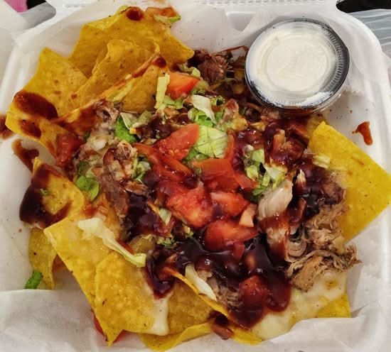 BBQ Pork Nachos