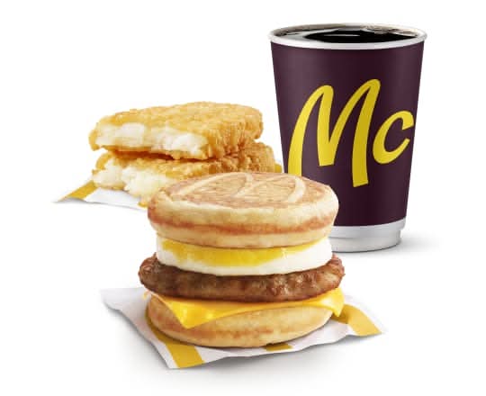Sausage, Egg & Cheese McGriddles Extra Value Meal [680.0 Cals]