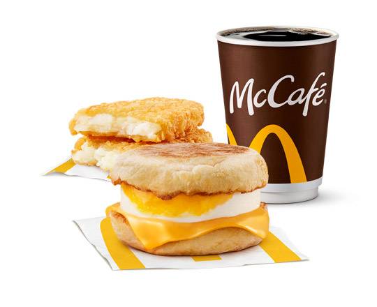 Egg ‘N Cheese McMuffin Extra Value Meal [430.0 Cals]