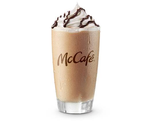 Med Coffee Frappé w/ Whipped Cream & Choc Drizzle [590.0 Cals]