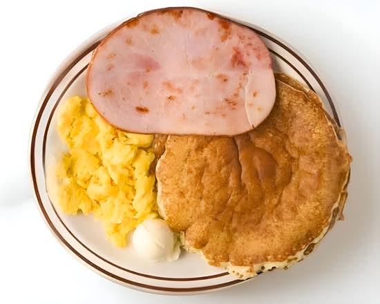 Two Cakes, Ham, & Two Eggs