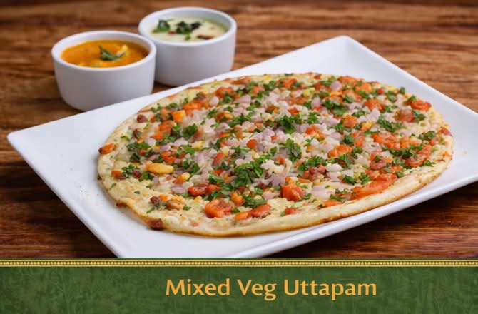 Mixed Veg Uttapam