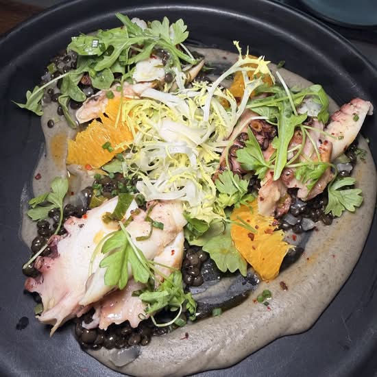 Grilled Octopus & Lentil