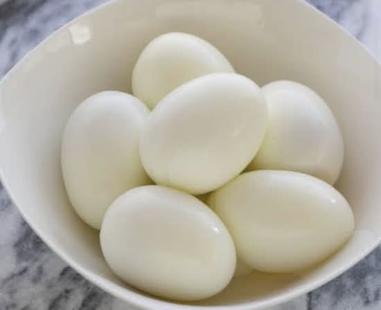 Boiled eggs
