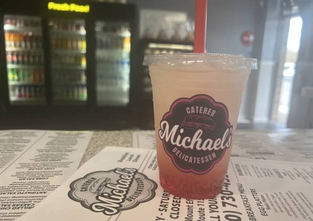 Iced Lemonade with Mango Popping Bubbles