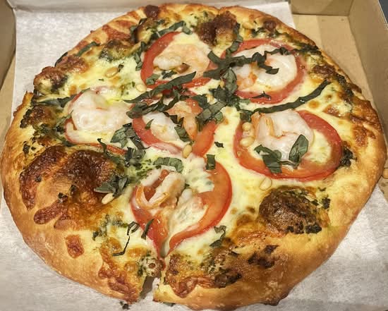 Shrimp Pesto Specialty Pizza