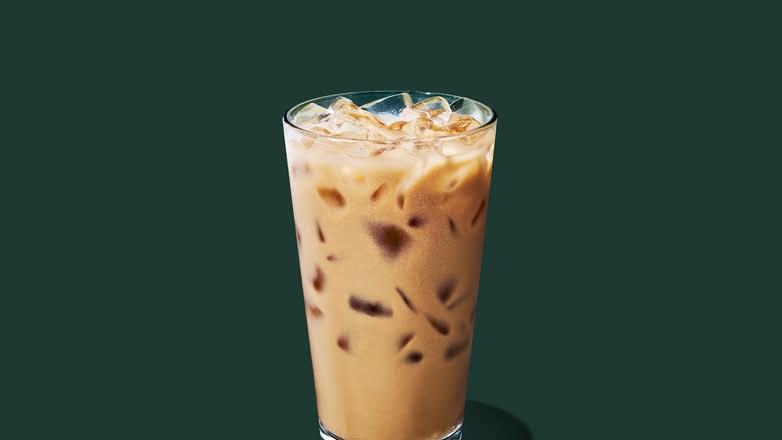 Iced Caramel Protein Latte