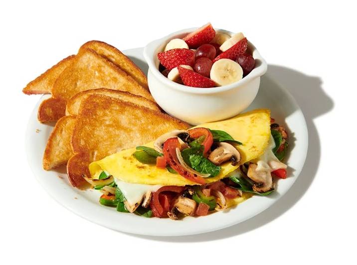 Loaded Veggie Omelette
