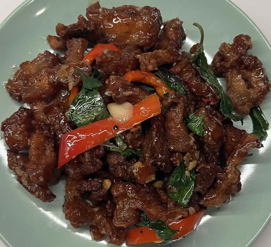 Crispy Pork Basil
