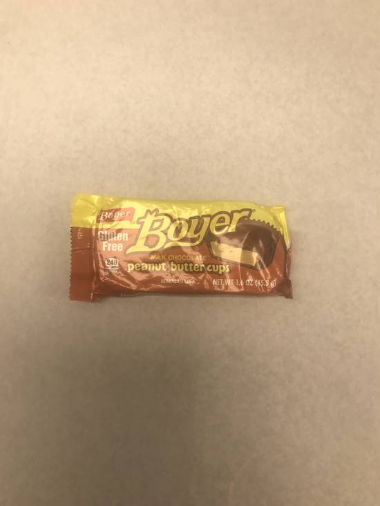 Boyer peanut butter cups