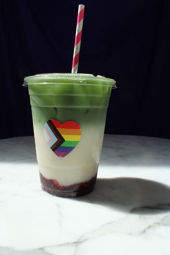 Raspberry White Chocolate Matcha