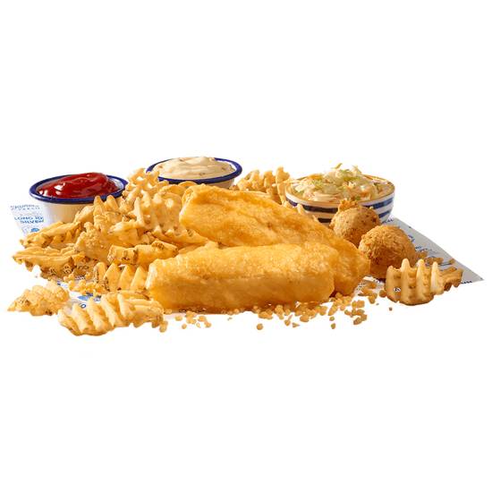 2pc Battered Cod Meal