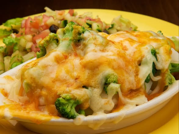 Broccoli & Cheese Baked Potatoes