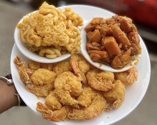 Fried jumbo shrimp