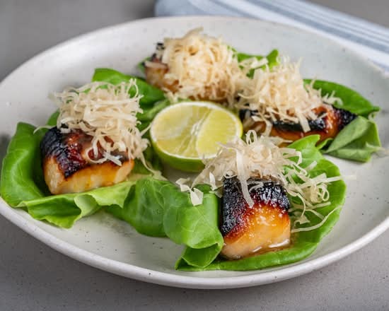 Miso Cod Lettuce Wraps