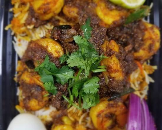 Fry Piece Shrimp Biryani 🌶️ 🌶️