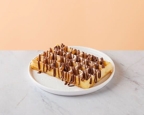 Waffle with topping