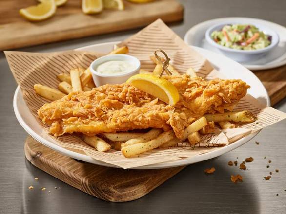 Beer-Battered Fish Platter