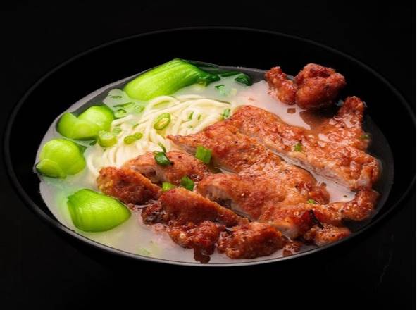 N4.Fried Pork Chop Noodle Soup
