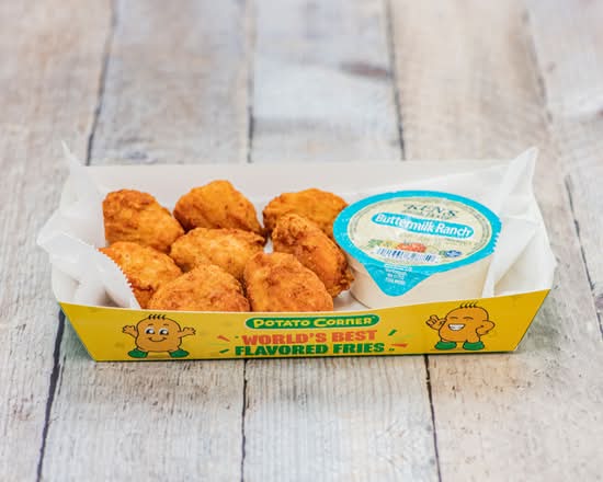 Chicken Poppers 8 Pcs + 1 Dip