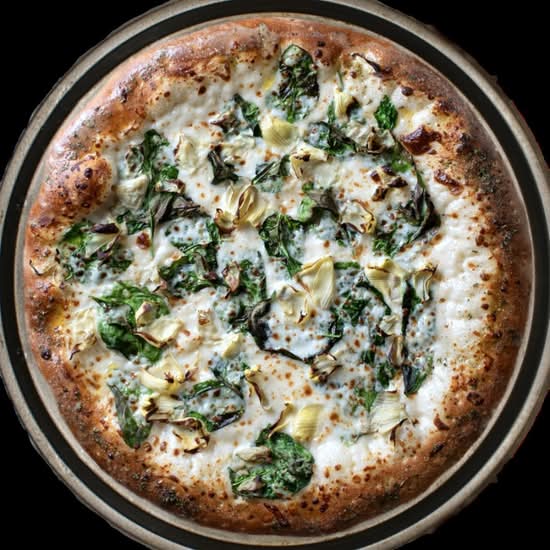 (Medium) Spinach Alfredo Pizza