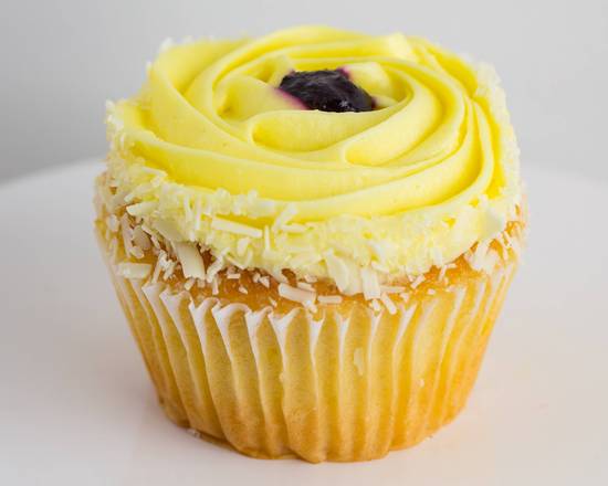 Lemon Raspberry Cupcake