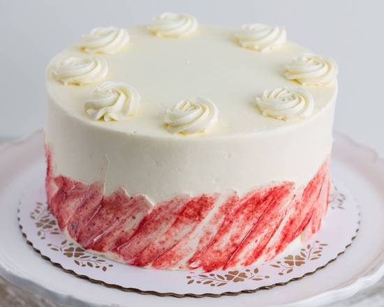 Vanilla and Raspberry Cake