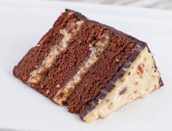 German Chocolate Cake - slice