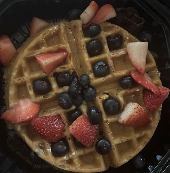 Belgian with Fresh Berries